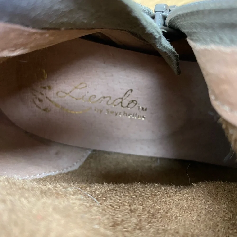 ANTHROPOLOGIE Liendo by Seychelles Over The Knee Suede Boots in Taupe size 7